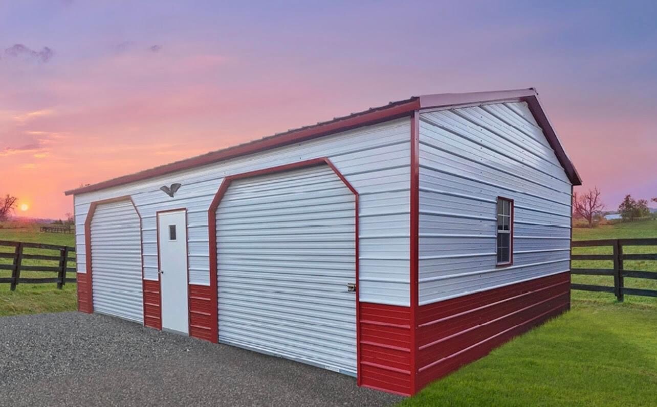 Metal Garage Building 24×30 Only 5-10 Days Lead Time