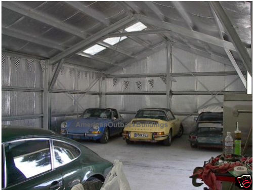 38 x 60 INSULATED Steel GARAGE Shop BUILDING Metal KIT
