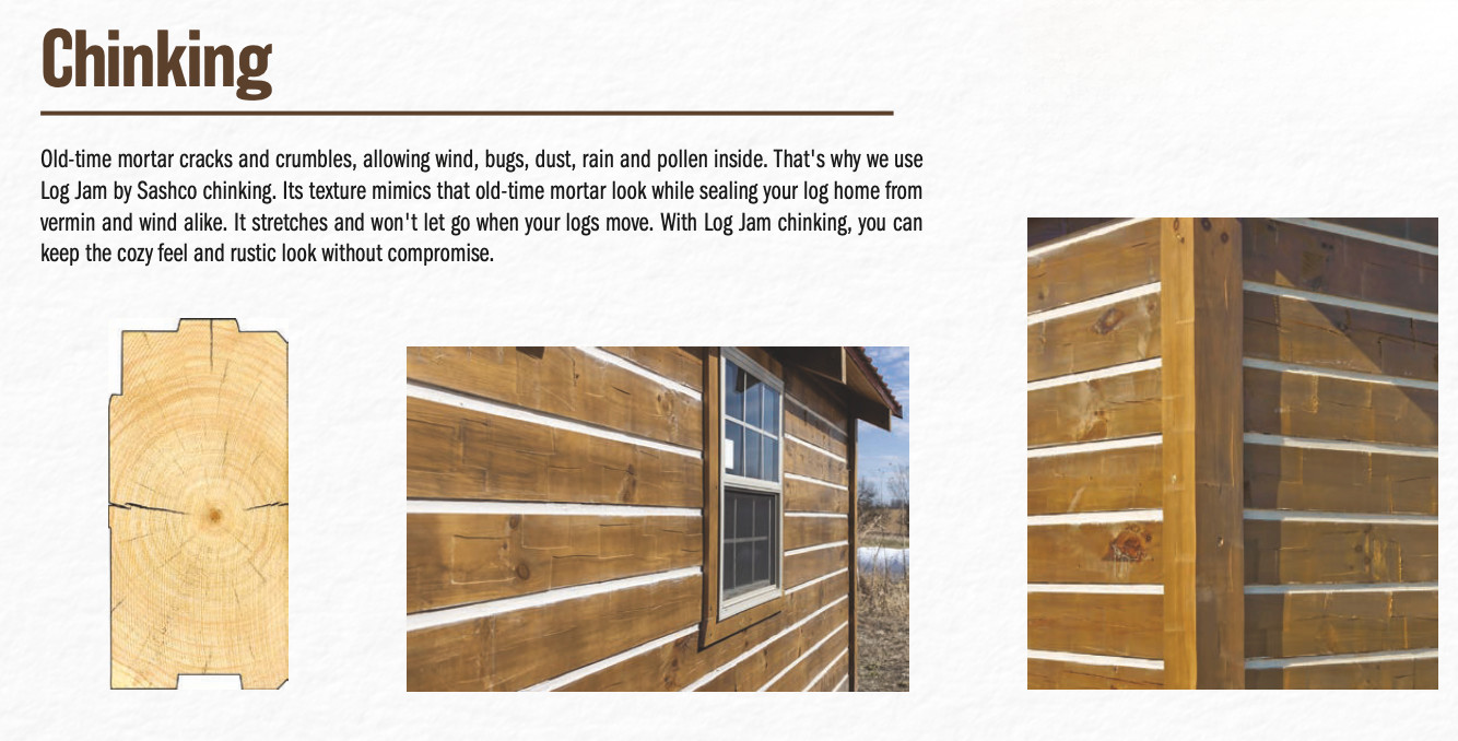 Log Cabin Kit 16′ x 42′ *** SHIPPING NATIONWIDE *** The Appalachian Series