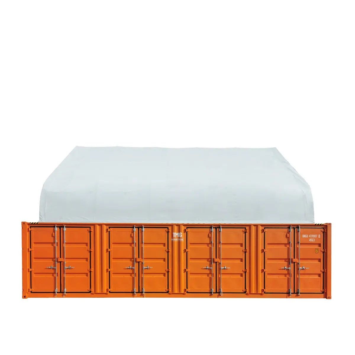 50’x40′ Steel-Truss PVC Shelter for Containers