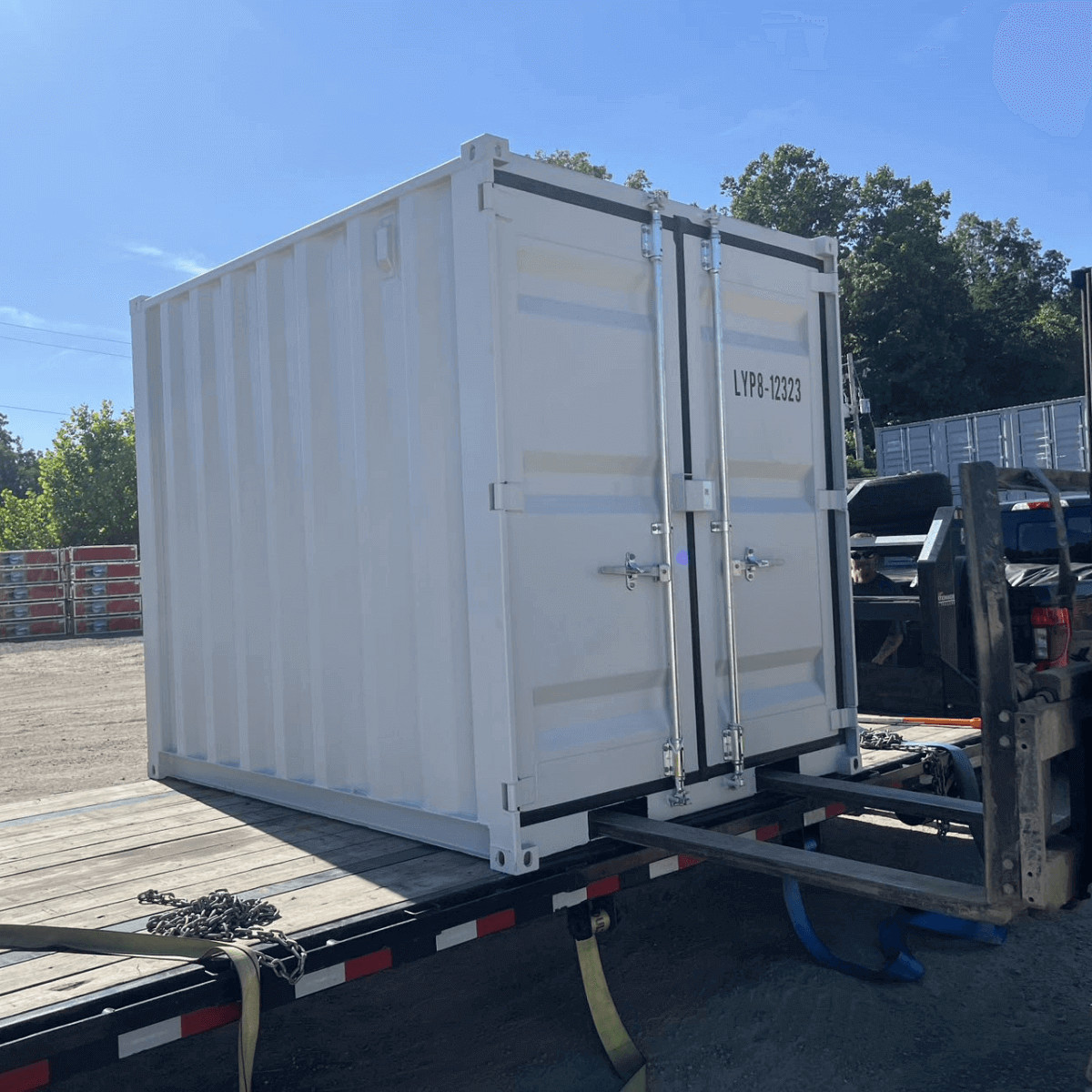 8FT Cubic Shipping Container | Lockable Door & Window | Portable Office | Storag
