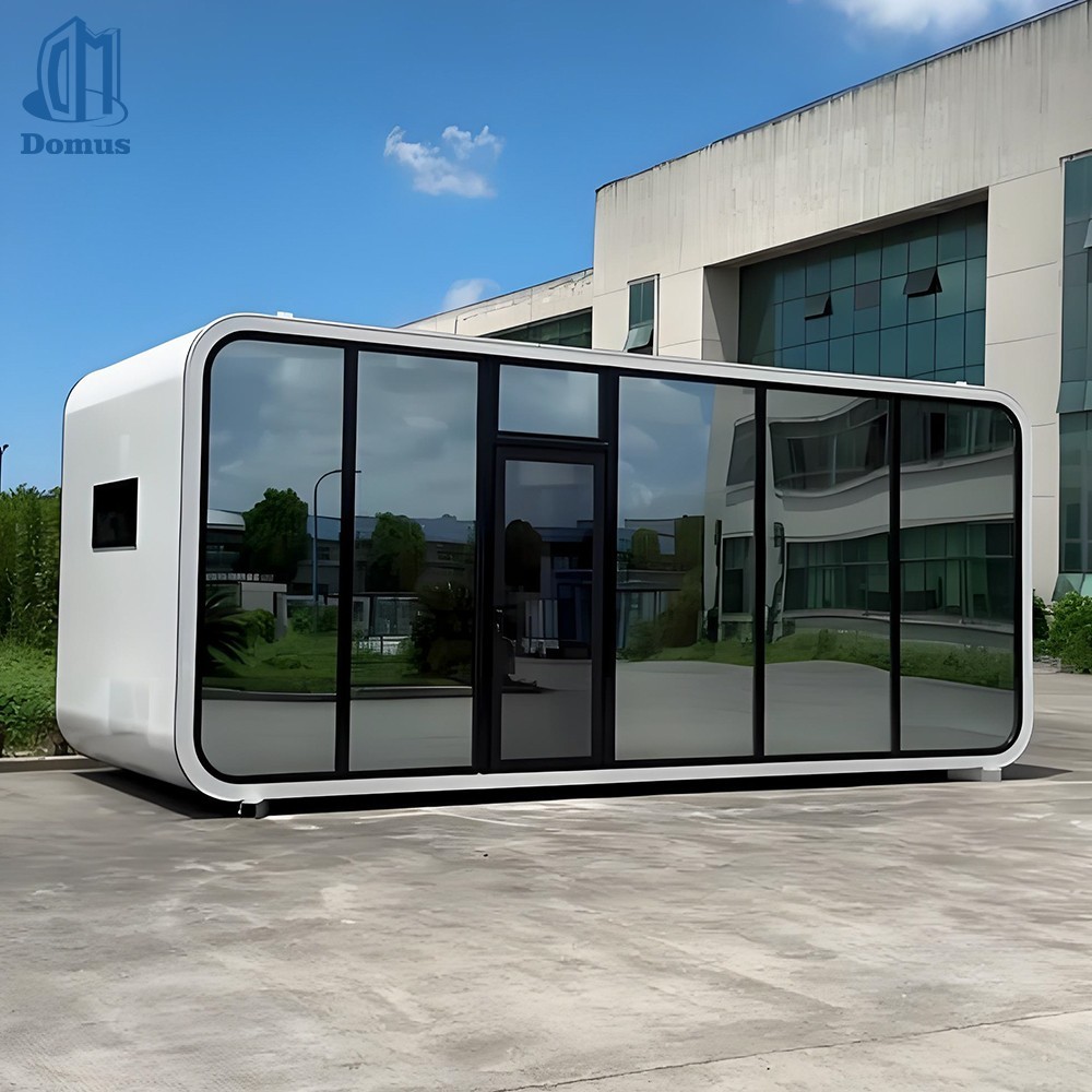 Apple Cabin Prefab House Steel Frame Glamping Pod Tiny Home Garden Office Ready